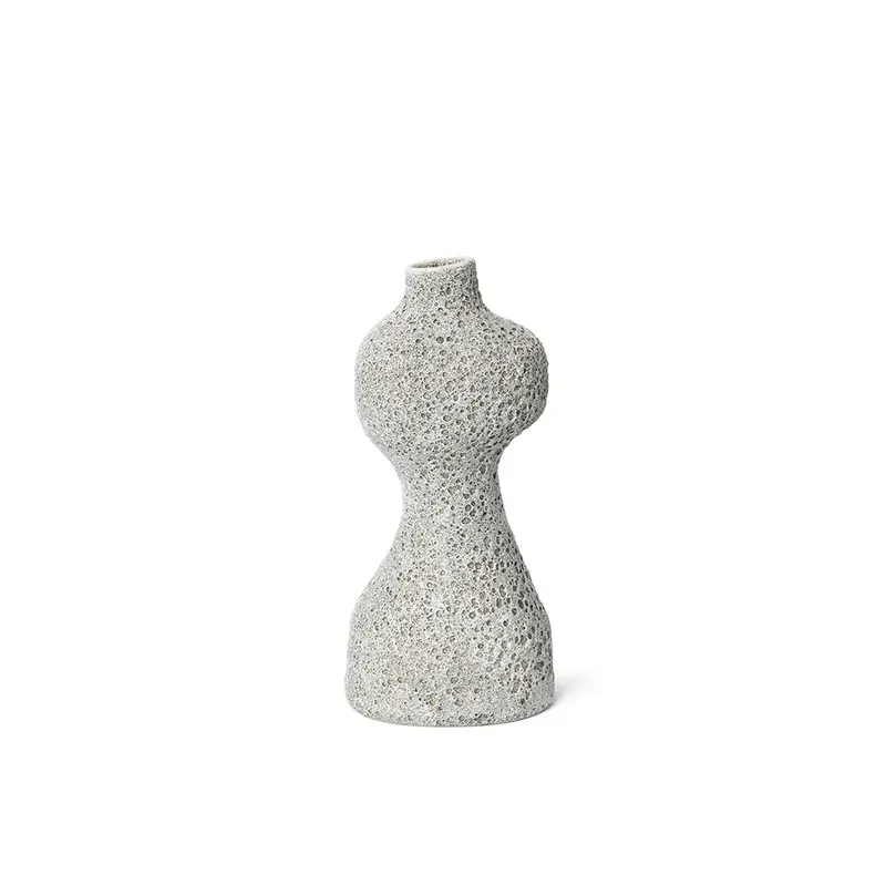 Yara Vase - Medium - Grey Pumice Rabatter